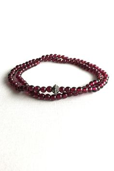 Garnet Bead Bracelet, Semi Precious Stone Women's / Men's Jewelry, Stretch Red Stone Bracelet, Genuine Garnet Bracelet, Small Dark Red Beads by GemsByKelley on Etsy Meditation Beaded Bracelets With Faceted Beads, Meditation Beaded Bracelet With Faceted Beads, Faceted Rondelle Beaded Bracelets As Gift, Garnet Jewelry With Faceted Round Beads, Gift Rondelle Faceted Beaded Bracelets, Faceted Garnet Round Bead Jewelry, Elegant Polished Beads For Meditation, Gift Rondelle Faceted Beads Bracelet, Elegant Faceted Beads Rosary Bracelet Gift