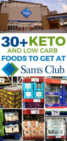 the sam's club is selling keto and low carb foods to get at sam's club