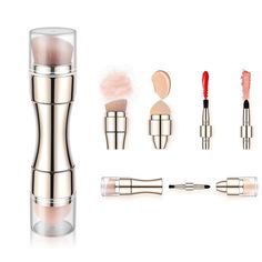 PRICES MAY VARY. Mini 4 in 1 Travel Size Makeup Brushes Set Travel Size Makeup Brushes, Mat Makeup, Travel Size Makeup, Travel Makeup Brushes, Blending Eyeshadow, Makeup Brush Kit, Beauty Brushes, Eyes Lips Face, Mini Makeup