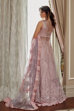 Mushq Mabel Amour Trousseau De Luxe Wedding Collection Original brand suit fabric and photography lite diffrance in actual print. Pakistani Anarkali, Western Dresses For Women, Asian Designers, Lehenga Wedding, Pakistan Fashion, Luxe Wedding, Suit Fabric, Pakistani Outfits, Fabric Stores Online