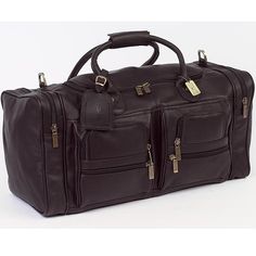 22 Inch Leather Duffel Bag for Men for Work Trips Brown Stylish Luggage, Leather Duffel Bag, Leather Duffel, Best Carry On Luggage, Leather Company, Leather Duffle Bag, Leather Duffle, Luggage Sets, Computer Bags