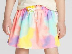 NWT Cat & Jack Toddler Baby Girls Rainbow Tie-dye Skort 18 MONTH Sizing for Cat & Jack Skort:   18 months:  Height:  31" - 32.5'   Weight:  23.5 - 26 lbs.  Chest:  20"   Waist:  20"   Hips:  20" Item/Brand Description: Specifications: Sizing: Toddler Material: 60% Cotton, 40% Recycled Polyester Garment Length: Short Closure Style: Front Drawstring Rise: Regular Fit: Regular Fit Short Color:  Solid Pink Pockets: No Pocket Care and Cleaning: Machine Wash & Tumble Dry Origin:  Imported Girl Rainbow, Rainbow Tie, Cat & Jack, Baby & Toddler Clothing, Tag Sale, Bottom Clothes, Workout Shorts, Toddler Girl, Baby Toddler