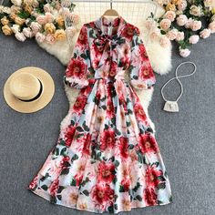 Name :big swing long DRESS, floating belt, waist swing, floral chiffon dressMaterial:chiffonColor:red,blue,greenfeatures:big swing,floral,catwalk styleSize(cm);S,M,L,XL,2XL 1inch=2.54cmS:bust:86,waist:70,sleeve:45,length:123M:bust:90,waist:74,sleeve:46,length:124<br/><p>L:bust:94,waist:78,sleeve:47,length:125</p><br/><p>XL:bust:98,waist:82,sleeve:48,length:126</p><br/><p>2XL:bust:102,waist:86,sleeve:49,length:127</p><br/><p>Note:D Flowy Floral Print Chiffon Dress For Garden Party, Flowy Floral Chiffon Dress For Garden Party, Multicolor Maxi Length Chiffon Dress For Garden Party, Floral Print Midi Chiffon Dress For Garden Party, Floral Print Midi Chiffon Dress, Chiffon Midi Dress With Floral Print For Beach, Multicolor Chiffon Midi Dress For The Beach, Multicolor Chiffon Midi Dress For Beach, Chiffon Floral Midi Dress For Garden Party