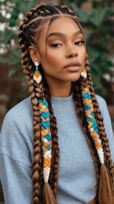 pretty braided hairstyles black women short Moroccan Braids, Box Braid With Beads, Half Up Half Down Box Braids, Braided Mohawk For Black Women, Beaded Hairstyles, Goddess Braid Styles, Bridesmaid Updo, Gorgeous Braids, Short Silver Hair