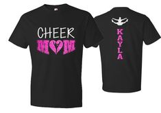 Glitter Cheer Mom Shirt | Mom Shirt | Cheer Short Sleeve Shirt by GavinsAllyeDesigns on Etsy Pink Glitter Print Short Sleeve T-shirt, Cheer Mom Shirt Ideas, Cheer Spirit Wear, Mom Shirt Ideas, Cheer Mom Shirt, Cheer Shorts, Cheer Spirit, Cheer Shirt, Cheer Mom Shirts