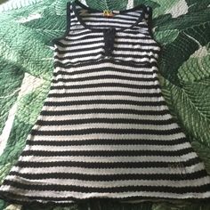 Brand New , No Tags, Kids Sz Xl, Fits Like Women Xs/S, 100% Cotton Y2k Striped Cotton Tops, Fitted Striped Y2k Top, Fitted Cotton Tops In Black And White, Casual Black And White Cotton Top, Summer Sleeveless Black And White Tops, Black And White Sleeveless Top For Summer, Black And White Sleeveless Summer Tops, Sleeveless Black And White Tops For Summer, Fitted Black And White Sleeveless Top