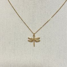 Small cute Dragonfly Pendant Necklace, Dragonfly Charm, Gold Dragonfly Jewelry Gift for Her, Women Necklace  Item details ✰ Color: gold, silver ✰ Finish: 14K gold plated pendant ✰ 18mm x 18mm pendant  ✰ Shimmering high quality 16-19" extension chain length  ✰ High quality clasp to finish  ✰ Comes in a cute gift box, perfect for gift-giving! Nickel Free Gold Butterfly Necklace, Gold Nickel-free Butterfly Necklace, Dainty Adjustable Gold Butterfly Necklace, Gold Butterfly Necklace With Delicate Adjustable Chain, Adjustable Gold Dragonfly Jewelry, Adjustable Gold Charm Necklace With Butterfly Charm, Cute Dragonfly, Dragonfly Jewelry, Dragonfly Charm