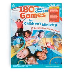 children's book about the bible with pictures of children smiling and playing on it