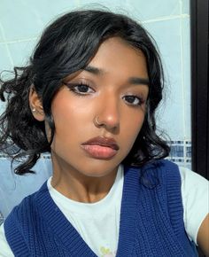 Poc Female Face Claim, South Asian Hairstyles, Padma Patil, South Asian Women, Hestia Jones, Pretty Makeup