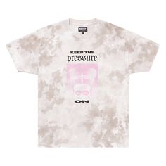 Heavyweight soft washed tie-dye tee with screen printed graphic. Made of 100% cotton with a relaxed fit. Please allow up to 2 weeks for delivery. Pre-washed Relaxed Fit T-shirt For Streetwear, Pre-washed Crew Neck Graphic Tee, Unisex Acid Wash T-shirt With Screen Print, Faded Soft-washed T-shirt For Streetwear, Acid Wash Relaxed Fit Pre-shrunk T-shirt, Faded Pre-washed T-shirt For Summer, Relaxed Fit Acid Wash Pre-shrunk T-shirt, Acid Wash Graphic Tee Pre-washed, Faded Graphic Tee With Screen Print