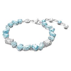 Introducing the exquisite Swarovski Blue Gema Bracelet, where timeless elegance meets modern sophistication. This bracelet is meticulously crafted to adorn your wrist with a captivating charm that will leave everyone enchanted. Swarovski Bracelet, Pierced Jewelry, Bracelet Blue, Icy Blue, Swarovski Jewelry, Bracelet Argent, Blue Bracelet, Polish Jewelry, Blue Tones