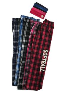 Softballl players love these jammie sets. These 100% cotton fleece pant with a cool oversized comfy black short sleeve T-shirt. A softball head band is also included in the set. The perfect gift! Choose your pant color! The top will be black and is slightly oversized so fit the pants. Youth Pant Sizes (6-8) Small Waist 22-23 Inseam 22 ((10-12) Med Waist 24-25 Inseam 25 (12-14) Large Waist 26-27 Inseam 28 Adult Pant Sizes Inseam 32 (0-2) XS Waist 26 (4-6) Small Waist 28 (8-10) Medium Waist 30 (12 Relaxed Fit Black Sleepwear With Letter Print, Black Relaxed Fit Sleepwear With Letter Print, Black Sleepwear With Letter Print And Relaxed Fit, Black Sleepwear With Letter Print In Relaxed Fit, Black Cotton Casual Sleepwear, Casual Black Cotton Sleepwear, Casual Cotton Sleepwear With Letter Print, Comfortable Black Cotton Sleepwear, Pajama Gift Set