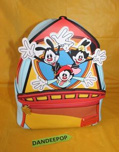 New With Tags Entertainment Earth Loungelfly Warner Bros Animaniacs Cartoon Water Tower Mini backpack. Yakko Wakko Dot Pinky Brain, Water Tower 2022, Measures About 12" Tall to top, 9" Wide about 5" Deep. Comes With All Shown As Shown Find These In My Handbags And  Backpacks Category Payments must be received within 3 days of auction end. FREE US Shipping Special Ongoing Promotion Buy 2 Get 1 Free Storewide Sale Add Any 3 Items To Cart At Asking Prices On Buy It Now Items. One Will Be Free. No L Loungefly Purse, Cartoon Water, Disney Loungefly, Backpack Handbag, Pineapple Design, Design Objects, Novelty Bags, Water Tower, Buy 2 Get 1 Free