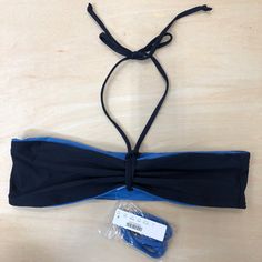 J. Crew Reversible Bandeau Bikini Top In Seacoast A J. Crew Classic! Navy / Blue Reversible -Polyamide/Elastane -Removable Halter Strap -Unpadded -Spaghetti Halter Strap To Be Worn In The Center Of The Bandeau -Lined -Machine Washable, Recommended To Hand Wash. Ak949 Adjustable Blue Nylon Swimwear, Blue Strapless Swimwear, Bra Friendly, Blue Bandeau Halter Top For Swimming, Blue Strapless Bra-friendly Swimwear, Blue Bandeau Halter Top For Pool, Blue Bandeau Halter Top For Beach, Blue Halter Top With Built-in Bra For Swimming, Blue Strapless Swimwear With Built-in Bra, Stretch Blue Tube Top For The Beach