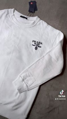 Prada Sweatshirt, Affordable Fashion, Prada, Sweatshirts, Anime, Clothes