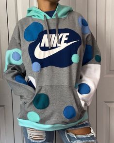 Reworked cut out sweatshirt inspired by sea glass🌊made from gently used fabrics Size men's Large (perfect oversized fit for smaller people)  *message me for exact measurements or try on pics!! *READY TO SHIP IN 1-2 DAYS!! *BUNDLE with another rework for $10 OFF *tags/ patchwork hoodie, cut out sweater, upcycled hoodie, vintage, reworked sweater, swoosh logo, earth day, small business, lava lamp, artist, colorful double swoosh Refashioned Sweatshirt, Reworked Clothes Diy, Reworked Sweater, Lamp Artist, Upcycled Hoodie, Reworked Hoodie, Reworked Sweatshirts, Upcycle Kids, Hoodie Upcycle