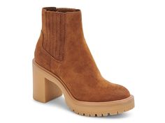 Saw this at DSW! Dolce Vita Caster, Dolce Vita Booties, Booties Outfit, Clogs Style, Wedge Ankle Boots, Madden Girl Shoes, Brown Booties, Cute Boots, Dolce Vita Shoes