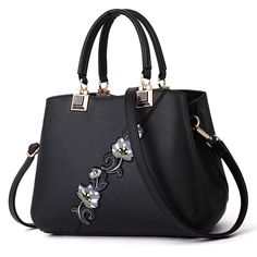 PRICES MAY VARY. Material: This stylish and unique embroidered women's handbag is made from high quality pu leather , fashionable and durable. PLEASE PAY ATTENTION TO THE WEIGHT :0.7-0.75KG. Fashionable Design:The patchwork design of this handbag is perfect for any fashionista looking to make a statement. It features beautiful embroidered details and a secure zip closure along with metal hardware accents for an extra touch of sophistication. The bag is sure to stand out with its unique style, ma Embroidered Shoulder Bag, Hand Bags For Women, Kardashian Kollection, Handbags Designer, Handbags Fashion, Satchel Handbags, Shoulder Tote Bag, Tote Purse, Shoulder Purse