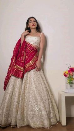 Lehenga Style Saree, Indian Outfits Lehenga, Wedding Lehenga Designs, Indian Bride Outfits, Lehnga Dress, Salwar Kamiz, Traditional Indian Outfits