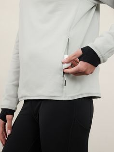 FOR: Layering up to and from your workout FEEL: Arctic Fleece is sleek on the outside and soft and cozy on the inside FAVE: High collar provides extra warmth where you need it Relaxed with room to move Regular length, hits at low hip Body length: Regular 24 1/4", Plus 26 3/4". Athleisure Fleece Activewear Half-zip, Athleisure Fleece Activewear With Half-zip, Fleece Half-zip Athleisure Activewear, Functional Fleece Sweatshirt For Gym, Functional Fleece Sweatshirt For Workout, Athleisure Fleece Tops For Gym, Long Sleeve Fleece Activewear, Functional Long Sleeve Fleece Activewear, Fleece Athleisure Tops For Gym