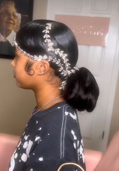 Harlem Night Hairstyles Black Women, Wedding Wig Hairstyles For Black Women, Prom Pin Up Hairstyles For Black Women, Low Bun Hairstyles For Black Women Prom, Bun Hairstyles For Black Women Prom, Frontal Low Bun, Bridal Bun Black Women, Prom Hairstyles Low Bun, Low Bun Wedding Hair Black Women