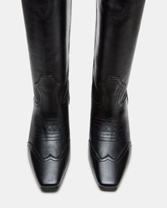 The DOLLIE Western boot offers a sleek and stylish design with a square toe. Experience comfort and durability with every step. Elevate your wardrobe with this timeless and versatile statement piece. 1.75 inch heel height Size 6 measurements: 15 inch shaft circumference, 13 inch shaft height Size 8 measurements: 16 inch shaft circumference, 14 inch shaft height Size 10 measurements: 17 inch shaft circumference, 14.75 inch shaft height Leather upper material Textile and synthetic lining Synthetic Leather Western Boots, Western Boots Women, Leather Wear, Western Boot, Western Boots, Stylish Design, Bootie Boots, Womens Boots, Heel Height