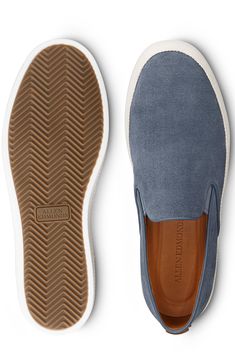 A supple sueded finish and herringbone-trimmed midsole bring off-duty style to a slip-on sneaker designed for all-day comfort and great durability. FlyForm removable insole provides support and shock absorption Durable rubber cupsole Textile and leather upper/leather lining/rubber sole Imported Canvas Slip-on Sneakers With Gum Sole, Canvas Slip-on Sneakers With Contrast Sole, Casual Slip-on Sneakers With Gum Sole, Casual Low-top Slip-ons With Gum Sole, Casual Slip-ons With Contrast Sole For Summer, Casual Canvas Slip-on Sneakers For Everyday, Casual Slip-ons With White Gum Sole, Casual Everyday Canvas Slip-on Sneakers, Everyday Canvas Slip-on Sneakers With Rubber Sole