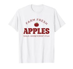 PRICES MAY VARY. Solid colors: 100% Cotton; Heather Grey: 90% Cotton, 10% Polyester; All Other Heathers: 50% Cotton, 50% Polyester Imported Pull On closure Machine Wash This is the perfect t-shirt for anyone looking for an apple picking shirt, support your local farmer shirt, shop local, farmer's market, fall shirts for kids, for women or for men. Cute family matching apple picking shirt for the apple orchard this autumn. Featuring the vintage distressed Farm Fresh Apples design, this shirt is p Support Your Local Farmer, Apple Shirt, Apple Picking Outfit, Farmer Shirt, Apple Design, Apple Orchard, Buy Apple, Fresh Apples, Apple Picking