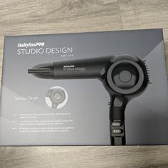 Brand New In Box And Authentic- Babyliss Pro Studio Design Series The Sensor Dryer. - Carbon Ionic Technology - Includes A Diffuser, A Concentrator Nozzle, And A Straightening Pic - 1875 Watt Long-Life Brushless Motor - 2 Speed And 3 Temperature Settings - Ergonomic Pistol-Grip Design - Light Pressure Response Technology - Professional Length 9 Foot Fabric Cord Babyliss Straightener, Babyliss Pro Hair Dryer, Babyliss Hair Straightener, Babyliss Hair, Tapered Hair, Fabric Cord, Styling Iron, Roller Set, Design Light