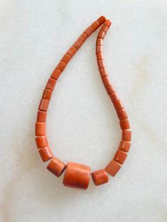 Coral necklace. Antique coral necklace. Coral Antiquo. Real genuine old coral necklace. Enjoy by real antique Mediterranean corals with us ! The necklace was created novadays with using tradition antique materials. If you want to have the really antique strand of corals in your collection - take the opportunity. Don*t hesitate to ask any question about our amazing necklace BEFORE YOUR PAYMENT, we would be glad to give you exhaustive information about it! 1 strand necklace, the total weight 38,81 Traditional Single Strand Coral Jewelry, Traditional Coral Necklace With Polished Beads, Traditional Coral Necklace With Large Beads, Traditional Coral Necklace With Gemstone Beads, Artisan Red Coral Necklace With Large Beads, Coral Necklace With Natural Red Coral Stones, Vintage Red Coral Single Strand Jewelry, Vintage Single Strand Red Coral Jewelry, Vintage Red Coral Necklace With Large Beads