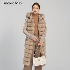 Direct Sell From Factory Material: Acrylic & Fox Fur Style: Thick Warm Detachable Warm Beige Hooded Jacket For Winter, Beige Sweater Coat For Cold Winter Weather, Warm Hooded Winter Cardigan, Warm Hooded Sweater Coat For Winter, Beige Hooded Winter Sweater, Warm Beige Sweater Coat For Winter, Hooded Winter Sweater Coat, Warm Beige Winter Hoodie, Fur Clothes