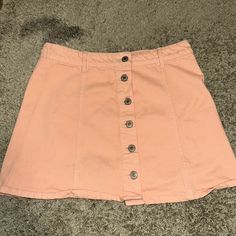 Peach Colored Jean Skirt Brand New Jean Skirt, Colored Jeans, Waist Skirt, Womens Skirt, Womens Sizes, Brand New, Skirt, Red, Women Shopping