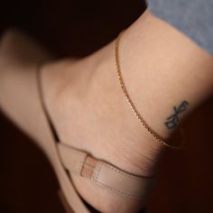 "Thick Rolo Chain Anklet, Gold Chain Anklet, 14K Solid Gold Anklet, Simple Chain Anklet, Layering Jewelry ≫ Product Details ◈ Handmade / Handcrafted Fine Jewelry ◈ Thickness: 1.75mm ◈ Metal: Solid 14K Gold ◈ Gold Color: White gold, Rose gold, Yellow gold ◈ Chain Length: 9\" ~ 11\" ≫ Please read our FAQ below for more detail." Minimalist Gold Ankle Wrap Anklets, Gold Adjustable Ankle Wrap Anklet, Dainty Gold Ankle Wrap Bracelets, Gold Dainty Ankle Bracelet, Gold Chain Anklet, Anklets Indian, Anklet Gold, Layering Jewelry, Anklet Designs