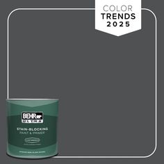 a can of paint with the color trend 2055