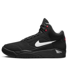 Nike Air Flight Lite Mid 'Black White' DQ7687-003 (SNKR/Retro/Basketball) Nike Air Flight Lite Mid, Brian Dawkins, Nike Air Flight, Retro Basketball, Air Flight, Hype Shoes, Stylish Sneakers, Perfect Pair, Flight