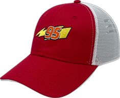 Sally Carrera, Doc Hudson, Tow Mater, Cars Lightning Mcqueen, Logo Hat, Lightning Mcqueen, Hat Sizes, Trucker Cap, Navy And White