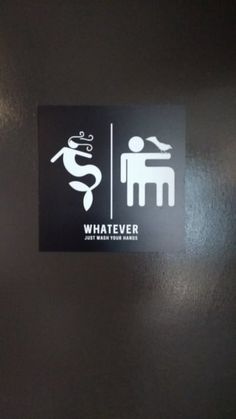 a black and white sign on the wall that says whatever is possible to do this