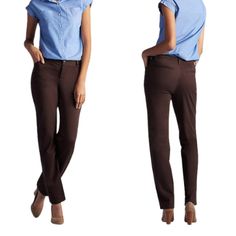 Ann Taylor Signature Fit Trouser Leg Pants Stretch Side Button Tab Chocolate Brown 10p Petite Brand New Condition With No Flaws (I.E. Stains, Rips, Snags, Holes, Piling, Damage To Hardware, Missing Buttons, Etc.) About Our Closet: Original Owner. Nonsmoking/No Pets/Fragrance-Free. Fast Shipping. Same Or Next Business Day. Packaged To Perfection Delivered Fresh And Clean. High-Rated Seller, See Customer Reviews, And Buy With Confidence. Stock Images May Be Used For Reference In Select Listings. W Button-up Office Pants, Solid Button-up Pants For Workwear, Casual Fitted Button-up Pants, Non-stretch Dress Pants With Button Closure For Work, Fitted Straight Dress Pants With Buttons, Stretch Office Pants With Buttons, Slim Fit Pants With Button Closure For Work, Stretch Pants With Buttons For Office, Business Casual Straight Leg Dress Pants With Buttons