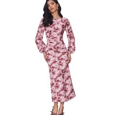 Sold Out & New With Tags! Cider Floral Pink & White Pleated Ruffle Maxi Dress Sz 8 / Large Bust 39.4” Waist 33.1” Hips 44.9” Top To Bottom 53.5” Bundle To Save! I Ship Next Day :) Pink Ruffle Hem Midi Dress For Evening, Pink Midi Dress With Ruffle Hem For Evening, Pink Ruffle Hem Maxi Dress For Date Night, Pink Maxi Dress With Ruffle Hem For Date Night, Pink Ruffle Hem Midi Dress For Date Night, Pink Midi Dress With Ruffle Hem For Date Night, Pink Sheath Dress With Ruffles, Pink Sheath Dress For Fall, Fall Pink Ruched Dress