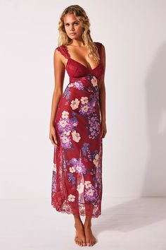 Suddenly Fine Maxi Slip | Free People Free People Slip Dress, Cooler Style, Vacay Outfits, Free People Maxi Dress, Long Bodycon Dress, Bodycon Floral Dress, Scallop Trim, Backless Maxi Dresses, Sleeveless Dress Summer