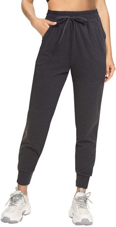 PRICES MAY VARY. 92% Polyester, 8% Spandex Imported ✅【Breathable & Comfortable】: 92% Polyester, 8% Spandex. Soft, Comfortable, Elastic, Breathable fabric.Loose fit sweatpants. It is comfortable to wear all the year round. ✅【Elastic and Adjustable Waistband】:Easily adjust waist circumference. The comfortable elastic band and adjustable drawstring will keep it on your waist without rolling off during training. This pants can show the curve of your long legs very well. ✅【Two Side Pocket】:The perfec Cozy Oversized Sweaters, Running Clothing, Pocket Sweatpants, Women Jogger Pants, Comfy Sweatpants, Fleece Sweatpants, Workout Running, Sport T-shirts, Yoga Workout