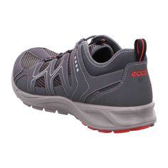 Experience the perfect blend of style and comfort with the Ecco TERRACRUISE LT Men's Lightweight Sneakers. Ideal for the fashion-forward young adult, these sneakers feature a chic grey color and are crafted with high-tech materials and textile for durability. The easy-to-use elastic laces with toggle closure make them quick to put on and take off, ensuring convenience for on-the-go lifestyles. Breathable and flexible, they are equipped with a removable insole and soft textile lining for all-day comfort. The robust PU outsole provides excellent traction, making the TERRACRUISE LT not just a stylish choice but also practical for everyday adventures. Casual Outdoor Walking Shoes With Athletic Fit, Casual Synthetic Trail Running Shoes With Ventilation, Gray Casual Running Shoes With Ventilation, Casual Gray Trail Running Shoes For Outdoor Activities, Casual Breathable Trail Running Shoes With Secure Fit, Casual Gray Running Shoes With Ventilation, Casual Walking Shoes For Outdoor Activities With Athletic Fit, Casual Breathable Walking Shoes With Secure Fit, Gray Running Shoes With Vented Sides For Light Sports