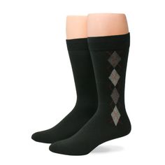 No Nonsense Men's Super Soft Argyle Crew Dress Socks Black 2 - Pack - 9019305 - Tip Top Shoes of New York Black Business Socks For Winter, Black Fitted Classic Socks, Fitted Black Business Socks, Black Formal Winter Socks, Formal Black Winter Socks, Formal Black Socks, Argyle Dress, Sock Game, Dress Socks