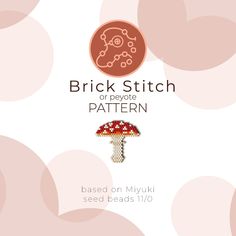 the brick stitch pattern has been designed by myyiki seed beads for this project