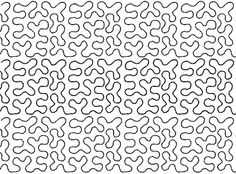 a black and white pattern that looks like it has been made out of circles, which are