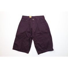 Deadstock Vtg 90s Streetwear Mens 33 Baggy Loose Fit Denim Shorts Jorts Purple Mens Shorts New with defects. Discoloring around fly area. Blemishes side of right leg Mens size 33 Measurements are: 16.5 inches across the waist laid flat 14 inch inseam 26 inches from top to bottom Purple Cotton US Shipping is FREE, Canada is $15 and International is $24 Check out my other items in my store! PR1391 Loose Fit Denim, Denim Jorts, Baggy Denim, Streetwear Mens, 90s Streetwear, Short En Jean, Jeans Shorts, Vintage Men, Short Outfits