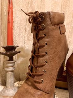 Brown Chunky Ankle Boot 00s Y2K Peasant Cottagecore Medieval Granny Boots  | eBay Cottage Core Boots, Cottage Core Shoes, Cottagecore Medieval, Fairy Boots, Cottagecore Shoes, Medieval Shoes, Granny Boots, Chunky Ankle Boots, Ren Fair