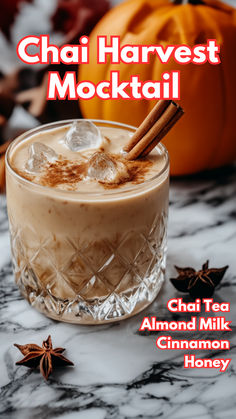 Chai Harvest Mocktail Sparkling Lemonade, Spiced Drinks, Best Cocktail Recipes