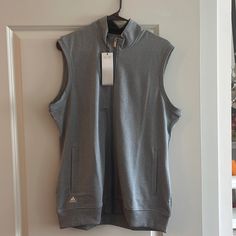 Women’s Adidas Vest. Grey, Xl, Nwt. Adidas Casual Fall Outerwear, Adidas Cotton Athleisure Outerwear, Adidas Athleisure Cotton Outerwear, Vest Womens, Adidas Sweater, Coats Women, Sweater Vest Women, Adidas Jackets, Grey Adidas