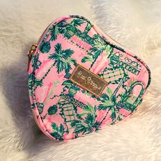 Lily Pulitzer Gwp Heart Case. Mandevillla Baby, Always Worth It. Heart Shaped, Zip-Up Case & Wrapped In Lilly Print. This Case Is Great For Cosmetics, Jewelry, Tech Gear, Travel, Or Home. Pretty & Preppy Case For Whatever Your Desires. Brand New, Never Used. Smoke/Pet Free Home. Thank You For Visiting My Closet! Pink Heart Print Bag Perfect For Gifts, Pink Heart Print Bag For Gift, Trendy Pink Cosmetic Bag Gift, Trendy Pink Cosmetic Bag For Gift, Heart-shaped Pink Bag With Removable Pouch, Pink Heart-shaped Travel Bag, Pretty Preppy, Tech Gear, Worth It